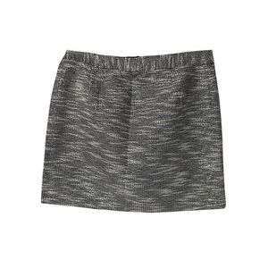 Banana Republic Women’s Black/White Tweed w/Metallic Threading Skirt Size 12